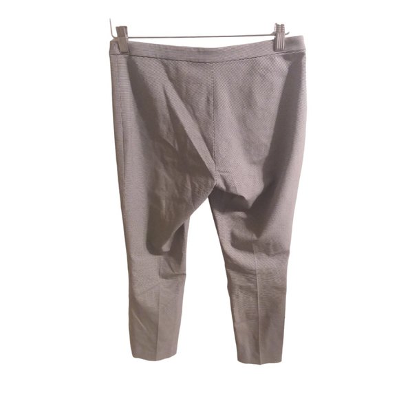 Theory Women's Size 2 Classic Ankle Pants Black & White Houndstooth - Picture 7 of 9